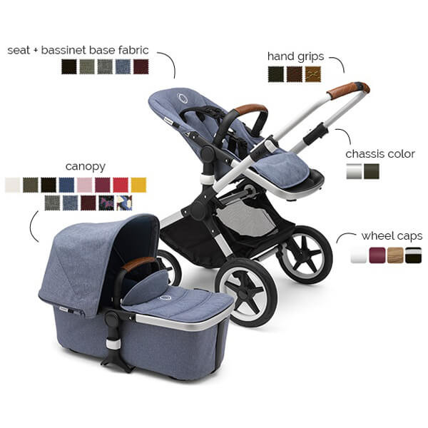 Bugaboo fox melange blue on sale