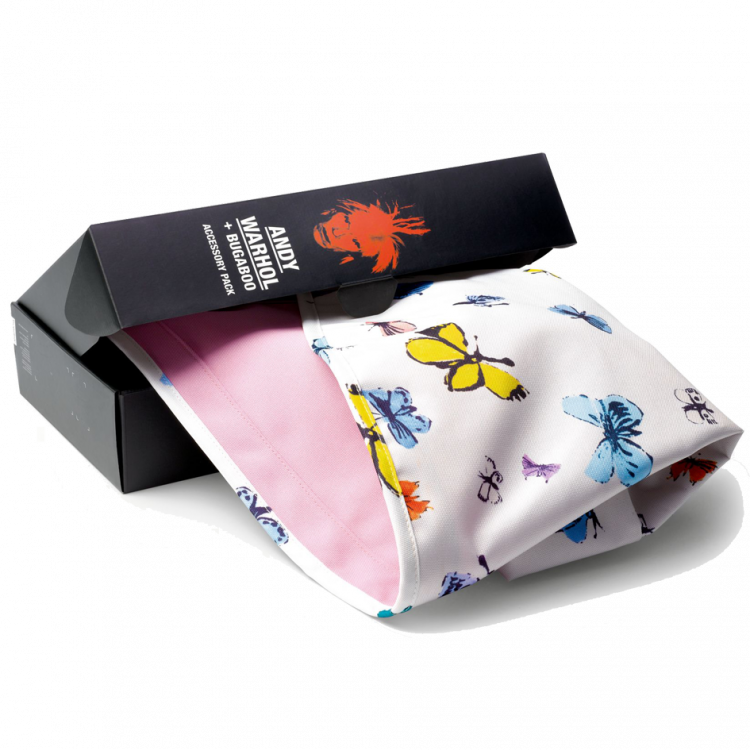 Капюшон + сумка Bee Andy Warhol Fabric - Butterflies/Blue 5001BFBL01